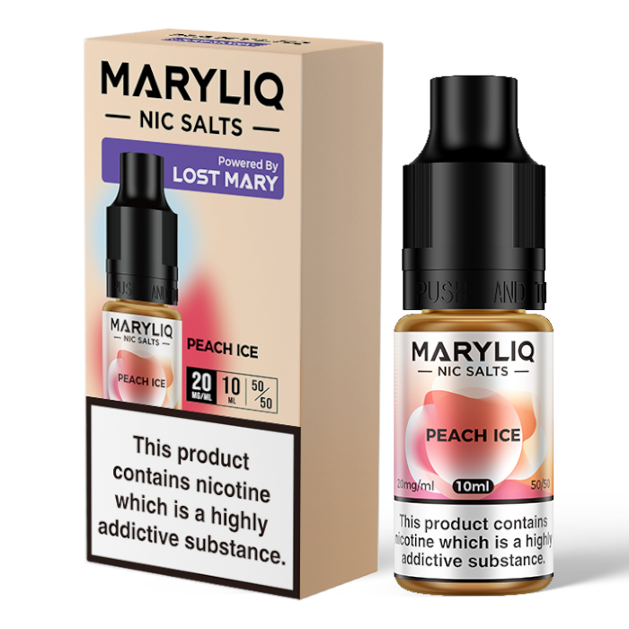 LOST MARY (MARYLIQ) Nic Salts - Peach Ice - 10ml - 20mg